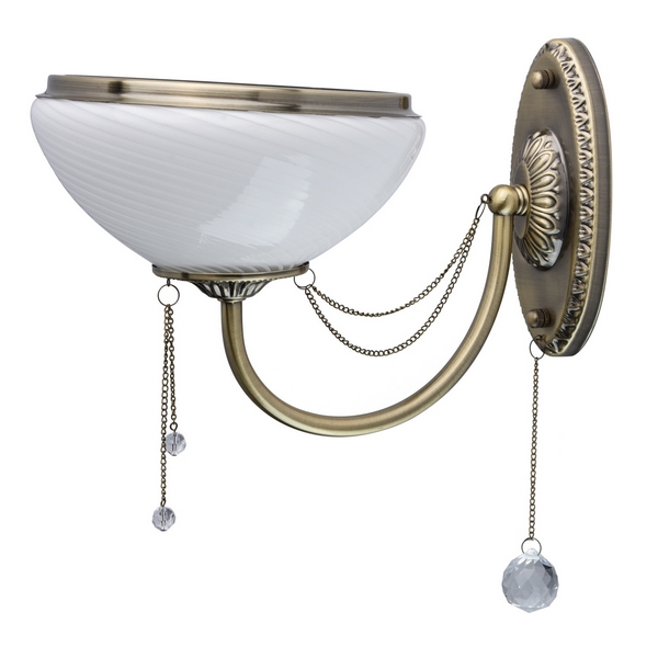 

Хрустальное бра MW-Light Фелиция 347028801, Белый, Фелиция 347028801