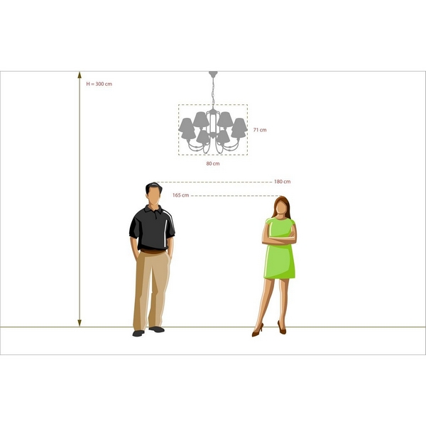 

Подвесная люстра MW-Light Консуэло 614011908, Консуэло 614011908