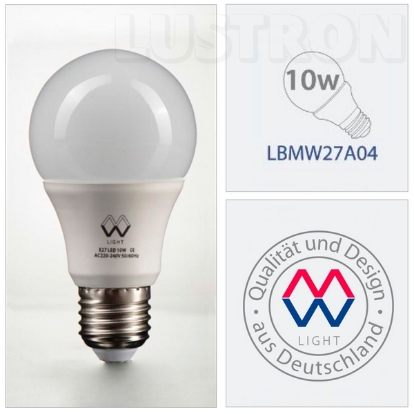 

Лампочка светодиодная груша E27 10W 2700K 850lm LBMW27A04 (MW-Light), Lamp LBMW27A04