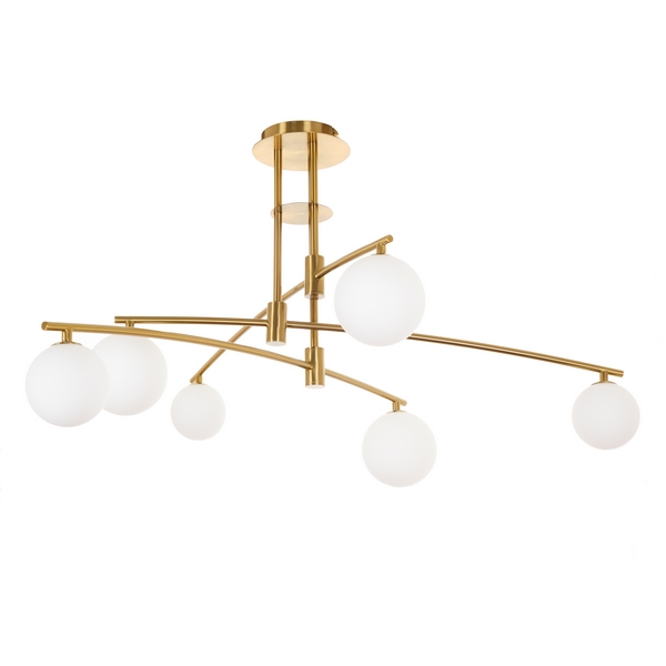 

Потолочная люстра MyFar Stacy MR1012-6C, Золото, Stacy MR1012-6C