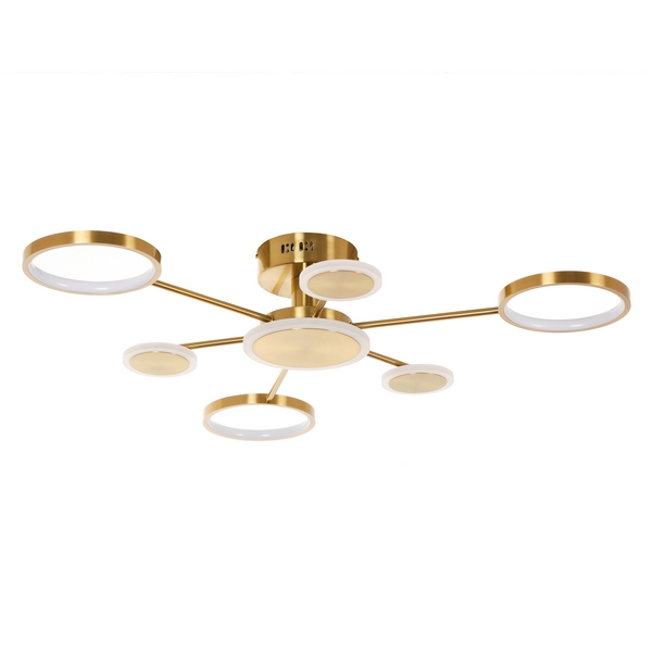 

Потолочная люстра светодиодная MyFar Nora MR1170-7CL, Золото, Nora MR1170-7CL
