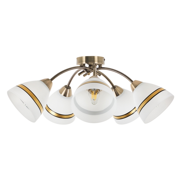 

Потолочная люстра MyFar Emily MR1460-5C, Бронза, Emily MR1460-5C
