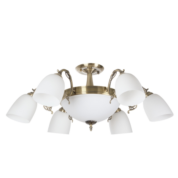 

Потолочная люстра на штанге MyFar Biene MR1523-8C, Белый, Biene MR1523-8C