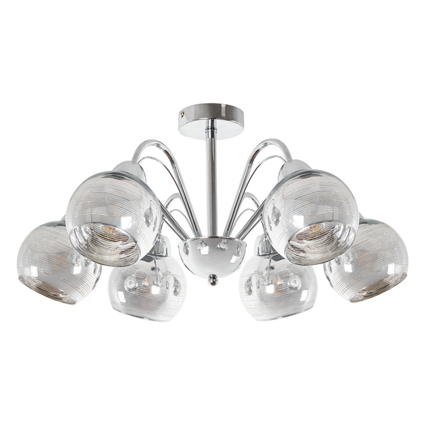 

Потолочная люстра на штанге MyFar Marsel MR1611-6C, Хром, Marsel MR1611-6C