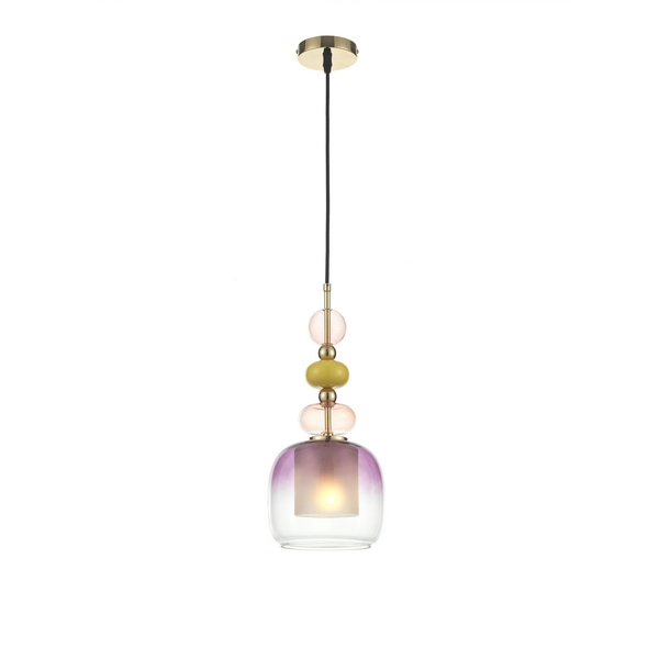

Подвесной светильник MyFar Louis MR2505-1P, Фиолетовый, Louis MR2505-1P