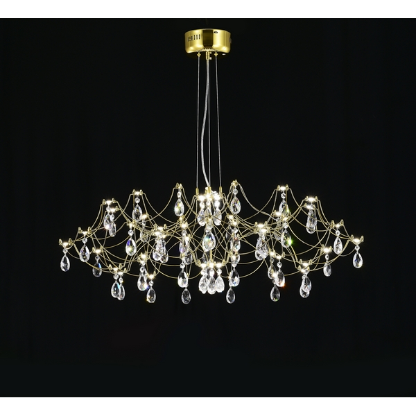 Изображение товара Подвесная светодиодная люстра с пультом Асфур МиФар Эрсиллия MR2663-60P-50AD