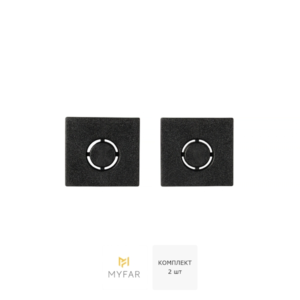 Изображение товара Заглушка к накладному шинопроводу MyFar MagLine 23 IP20 Черный пластиковый корпус