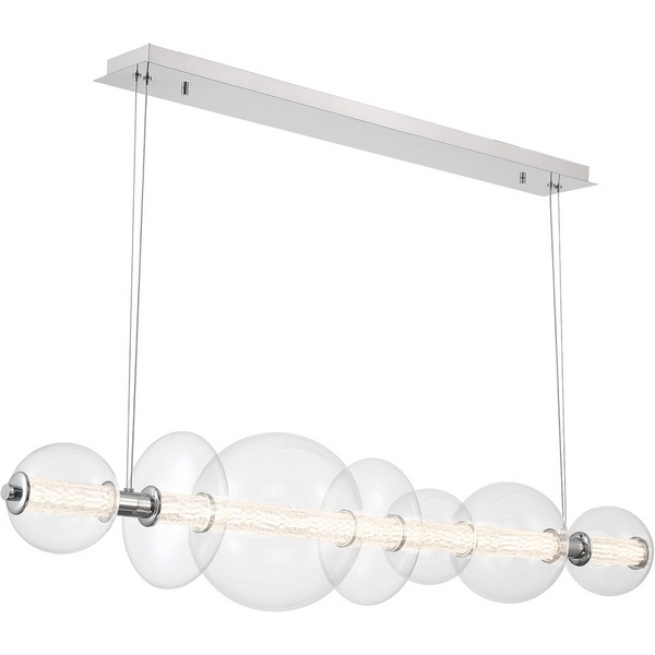

Подвесной светодиодный светильник Eurofase QN-ATOMO-LP7-PC, Прозрачный, Atomo QN-ATOMO-LP7-PC