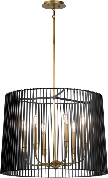 

Подвесная люстра Kichler Linara QN-LINARA-6P-BK, Черный, Linara QN-LINARA-6P-BK