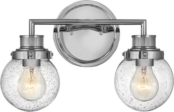 Изображение товара Бра Hinkley Poppy QN-POPPY2-PC-BATH в форме шара для ванной