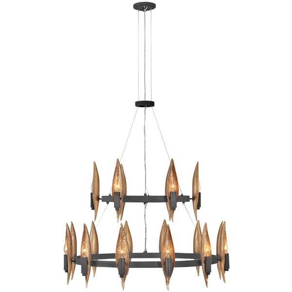 

Подвесная люстра Natural Concepts Willow QN-WILLOW18-CBK Hinkley, Золото, Willow QN-WILLOW18-CBK