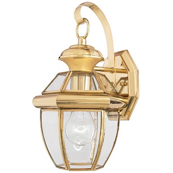 

Настенный уличный светильник IP44 Quoizel Newbury QZ-NEWBURY2-S-PB, Латунь, Newbury QZ-NEWBURY2-S-PB