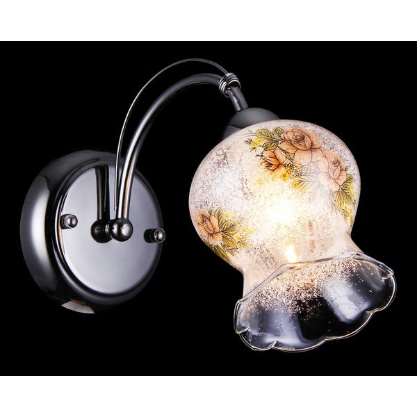 

Бра 11450/1W Natali Kovaltseva 11450 CHROME с цветами, Хром, 11450 11450/1W CHROME