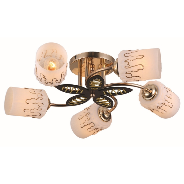 

Потолочная люстра 11461/5C FRENCH Natali Kovaltseva 11461, Белый, 11461 11461/5C FRENCH