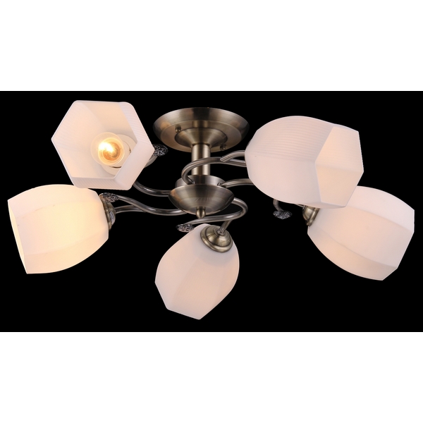 

Потолочная люстра 11463/5C Natali Kovaltseva 11463 ANTIQUE, Белый, 11463 11463/5C ANTIQUE