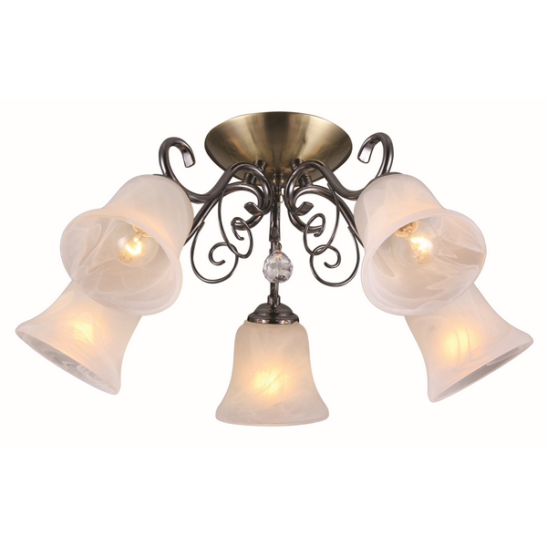 

Потолочная люстра 11464/5C Natali Kovaltseva 11464 ANTIQUE, Белый, 11464 11464/5C ANTIQUE