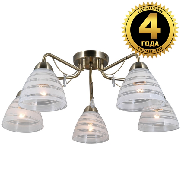 

Потолочная люстра 76053/5C Natali Kovaltseva Скандинавия ANTIQUE, Бронза, Скандинавия 76053/5C ANTIQUE