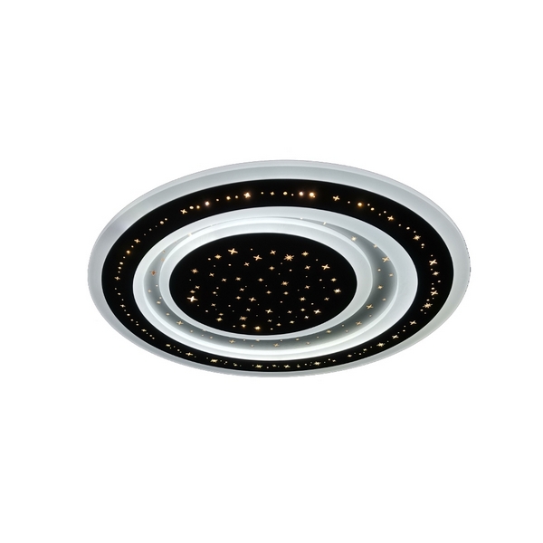 

Потолочная светодиодная люстра с пультом управления звездное небо Natali Kovaltseva 81015/6C (Умный дом), Белый, 81015/6C