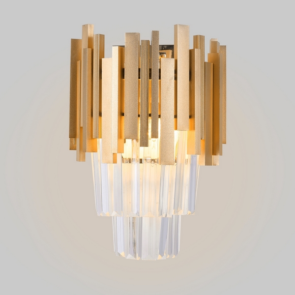

Настенный светильник Natali Kovaltseva Bellezza BELLEZZA 81427/2W GOLD, Прозрачный, Bellezza BELLEZZA 81427/2W GOLD