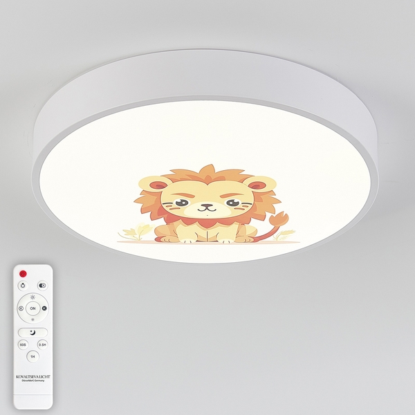 

Потолочный светодиодный светильник Natali Kovaltseva Kids INNOVATION STYLE 83122 с пультом ДУ 80W, 2 рассеивателя, белый, LED, Kids INNOVATION STYLE 83122