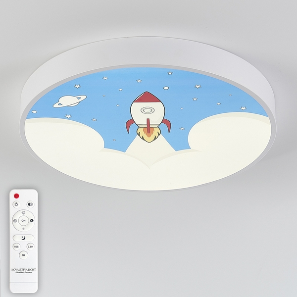

Потолочный светодиодный светильник для детской Natali Kovaltseva Kids INNOVATION STYLE 83123 с пультом ДУ 120W, 2 рассеивателя, белый, LED (Умный дом), Kids INNOVATION STYLE 83123