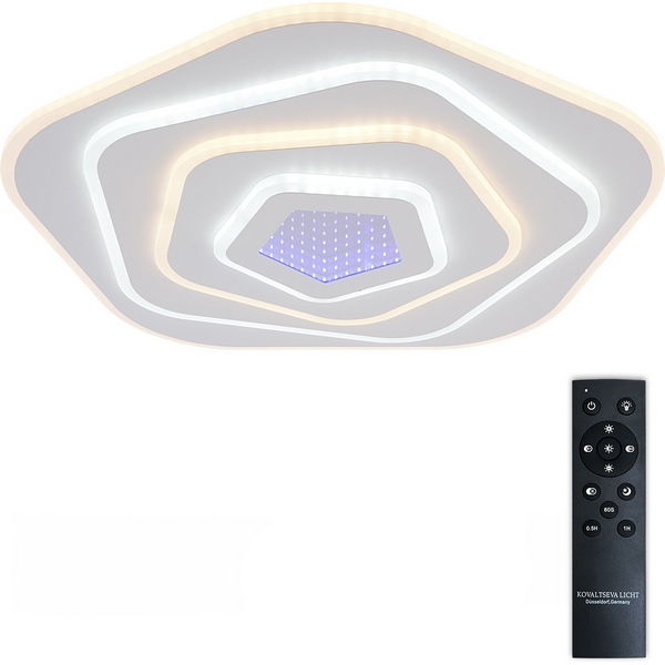 

Потолочная люстра (+ночной режим) светодиодная с пультом ДУ 75W, белый, LED Natali Kovaltseva Palace LED LAMPS 81111/4C, Palace LED LAMPS 81111/4C