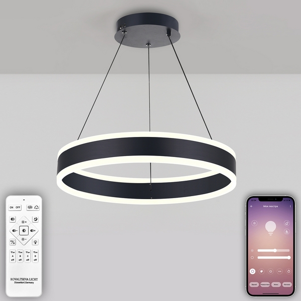

Подвесной светильник Natali Kovaltseva Laud LED LAMPS 81188, Черный, Laud LED LAMPS 81188