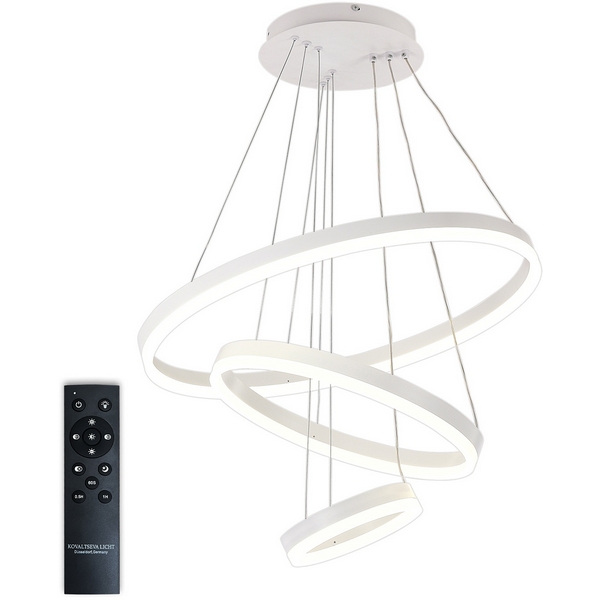 

Подвесной светильник с пультом Natali Kovaltseva Oreol LED LAMPS 81277, Белый, Oreol LED LAMPS 81277
