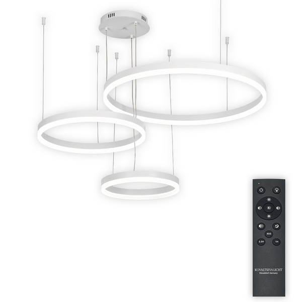 

Подвесной светильник светодиодный с пультом Natali Kovaltseva Oreol LED LAMPS 81477 кольцо, Белый, Oreol LED LAMPS 81477