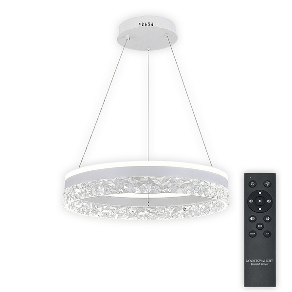 

Подвесной светильник светодиодный с пультом Natali Kovaltseva Happy LED LAMPS 81481 кольцо, Белый, Happy LED LAMPS 81481