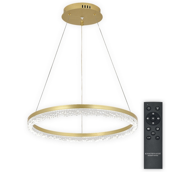 

Подвесной светильник светодиодный с пультом Natali Kovaltseva Day LED LAMPS 81486 кольцо, Золото, Day LED LAMPS 81486