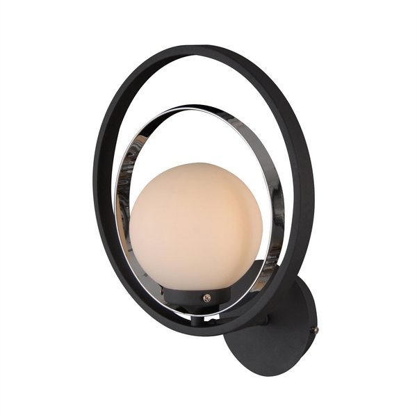 

Бра 81020-1W SATIN Natali Kovaltseva Sphere BLACK кольцо, Черный, Sphere SPHERE 81020-1W SATIN BLACK