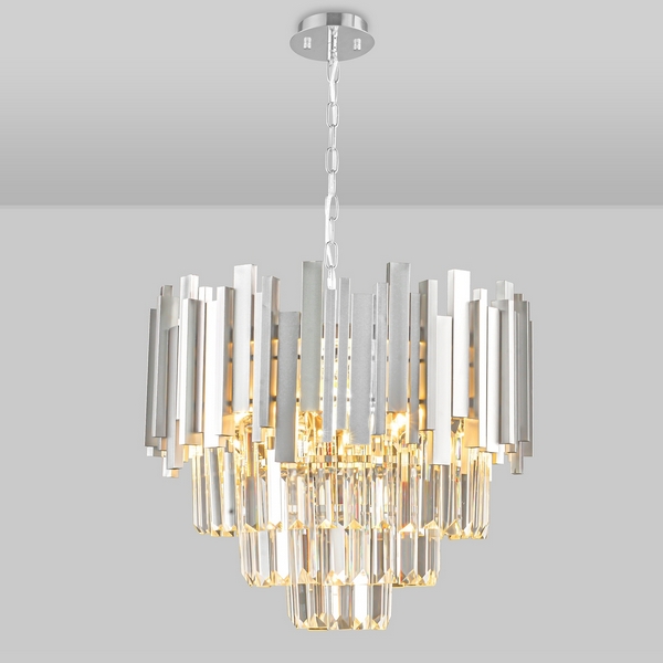 

Подвесная люстра Natali Kovaltseva Vertigo VERTIGO 81440/6C SILVER, Прозрачный, Vertigo VERTIGO 81440/6C SILVER