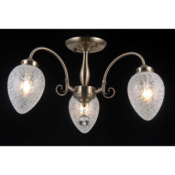 

Потолочная люстра 81050-3C Natali Kovaltseva ZARAGOZA ANTIQUE BRASS, Латунь, ZARAGOZA 81050-3C ANTIQUE BRASS