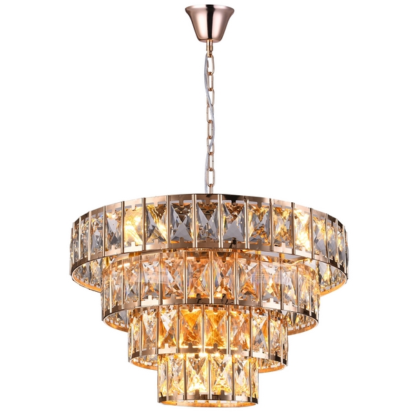 

Подвесная люстра хрустальная 81428/6C Natali Kovaltseva Amanda GOLD, Золото, Amanda AMANDA 81428/6C GOLD