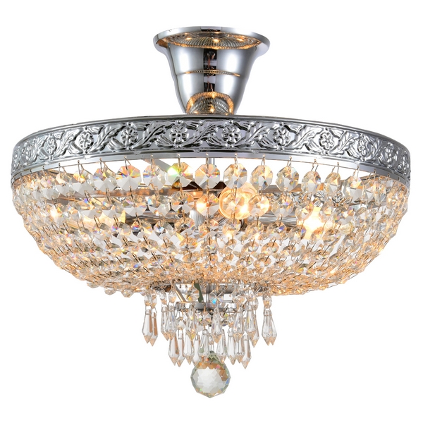 

Потолочная люстра хрустальная 81404/4C Natali Kovaltseva Barocco CHROME, Хром, Barocco BAROCCO 81404/4C CHROME
