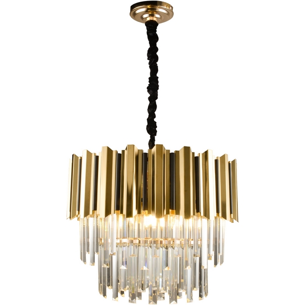 

Подвесная люстра хрустальная II 81449/8C Natali Kovaltseva Delta GOLD, Золото, Delta Ii DELTA II 81449/8C GOLD