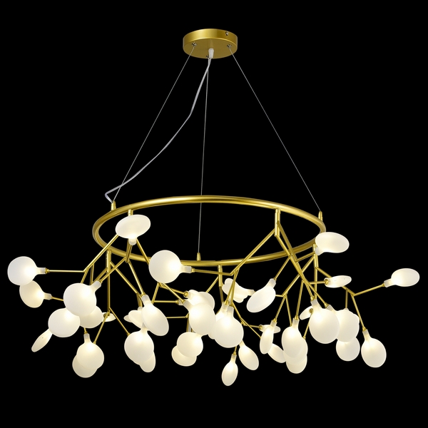 

Подвесная люстра 75128/8C SATIN Natali Kovaltseva Grace GOLD лепестки, Золото, Grace GRACE 75128/8C GOLD SATIN