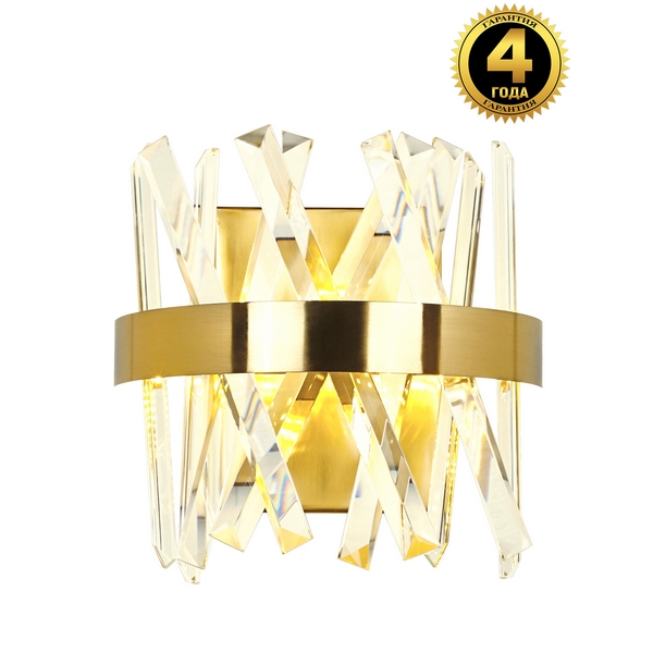 

Бра хрустальное светодиодное с регулировкой цветовой температуры LAMPS 81102/1W Natali Kovaltseva Led, Золото, Led LED LAMPS 81102/1W