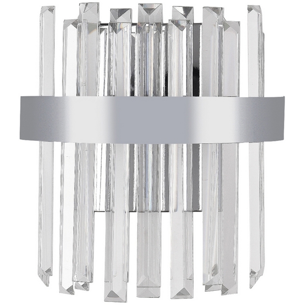 

Бра светодиодное хрустальное с управлением со смартфона регулировкой цветовой температуры и яркости ночным режимом таймером LAMPS 81123/1W Natali Kovaltseva LED, Хром, LED LAMPS 81123/1W