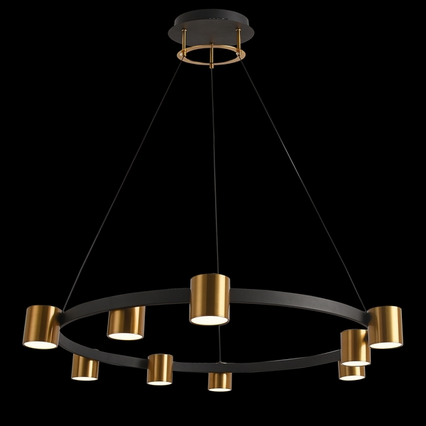 

Подвесная люстра светодиодная LED LAMPS 81129/7C BRASS BLACK (Natali Kovaltseva), Латунь, LOFT led LED LAMPS 81129/7C BRASS BLACK