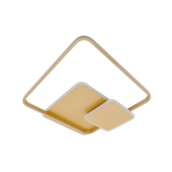 

Потолочная люстра светодиодная с пультом и управлением со смартфона регулировкой яркости цветовой температуры ночной режим таймер LAMPS 81310 Natali Kovaltseva LED (Умный дом), Золото, LED LAMPS LED LAMPS 81310