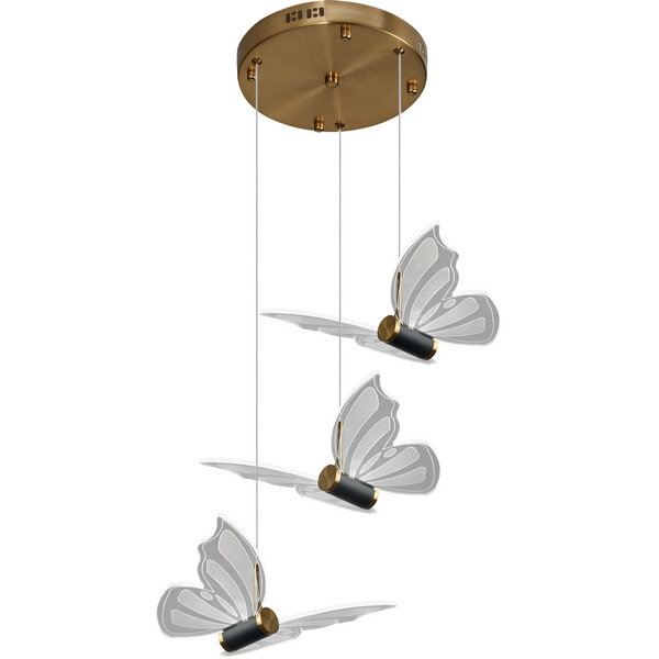 

Подвесной светильник светодиодный LAMPS 81366 Natali Kovaltseva LED GOLD, Золото, LED LAMPS 81366 GOLD