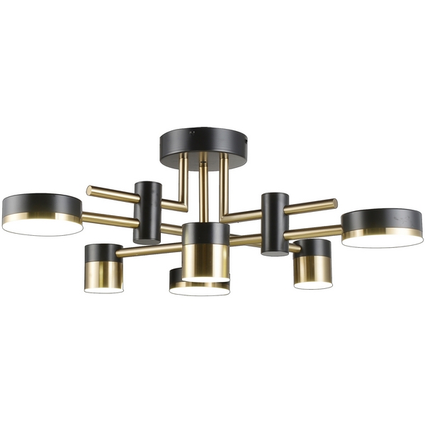 

Потолочная люстра светодиодная LED LAMPS 81368 GOLD BLACK (Natali Kovaltseva), Золото, LOFT led LED LAMPS 81368 GOLD BLACK