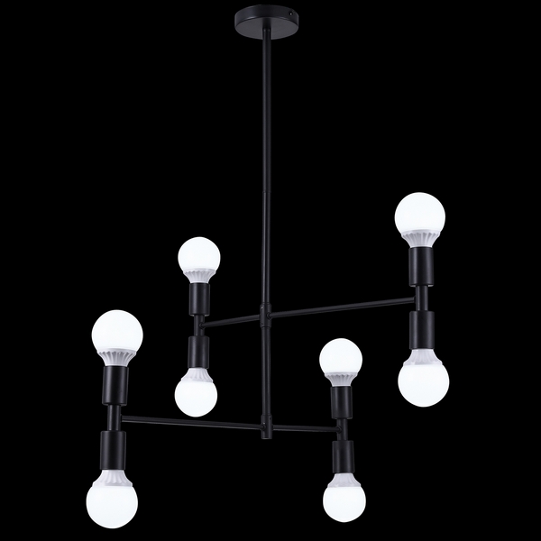 

Потолочная люстра LOFT LUX 75129/8C BLACK (Natali Kovaltseva), Черно-белый, Loft Lux LOFT LUX 75129/8C BLACK