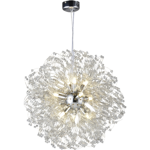 

Подвесная люстра хрустальная 91004/9C Natali Kovaltseva Mystery CHROME, Хром, Mystery MYSTERY 91004/9C CHROME