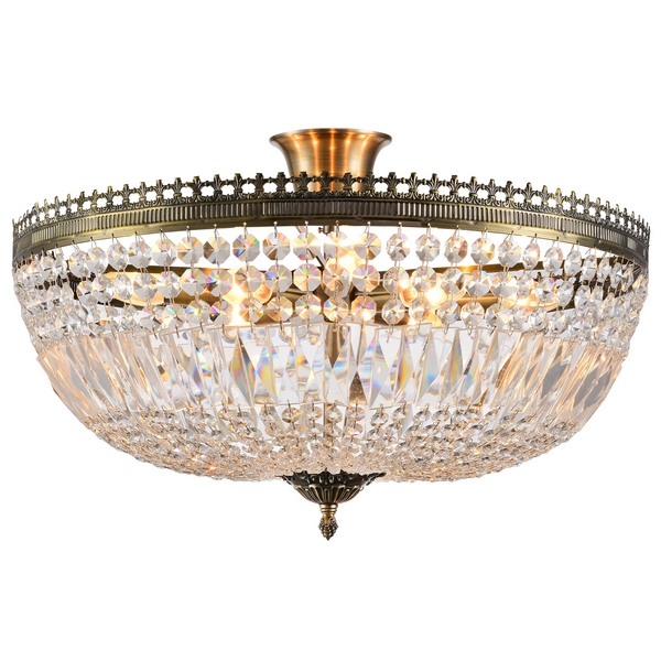 

Потолочная люстра хрустальная ROCOCO 81406/8C ANTIQUE (Natali Kovaltseva), Бронза, Rococo ROCOCO 81406/8C ANTIQUE