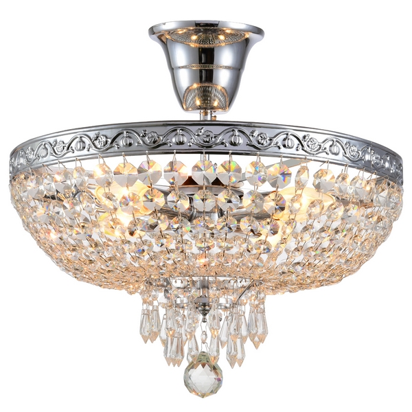 

Потолочная люстра хрустальная ROCOCO 81407/4C CHROME (Natali Kovaltseva), Хром, Rococo ROCOCO 81407/4C CHROME