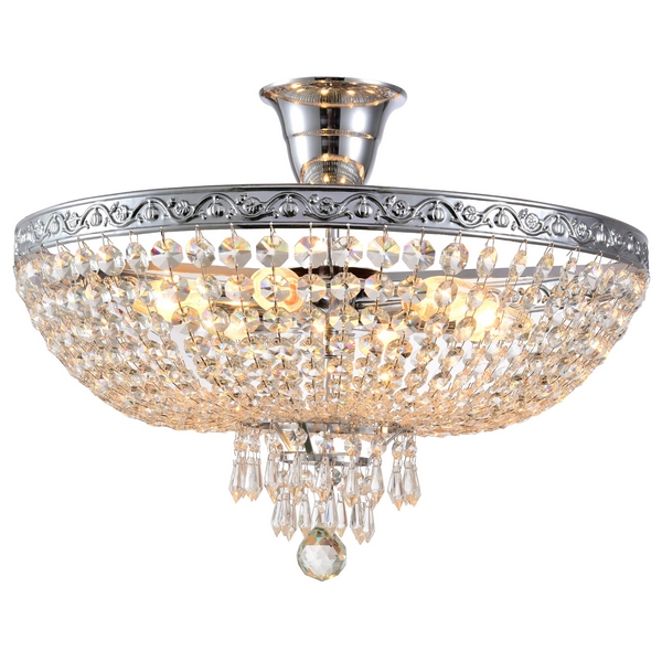 

Потолочная люстра хрустальная ROCOCO 81407/6C CHROME (Natali Kovaltseva), Хром, Rococo ROCOCO 81407/6C CHROME