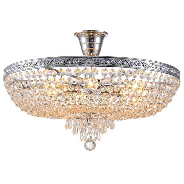 

Потолочная люстра хрустальная ROCOCO 81407/8C CHROME (Natali Kovaltseva), Хром, Rococo ROCOCO 81407/8C CHROME